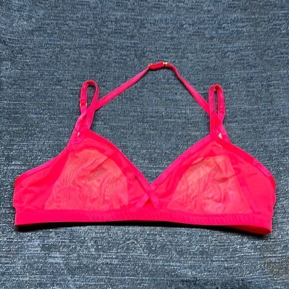 Victoria Secret Bra Sz L  Fuchsia - Picture 1 of 10